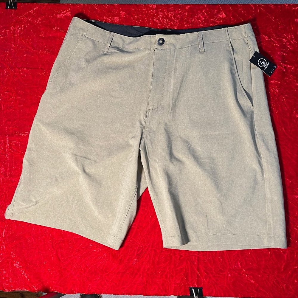 Volcom Kerosene Hybrid Shorts Tan - 40